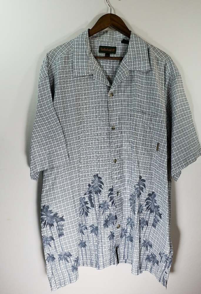 Timberland Tropical Palm SS Button Up Mens XXL